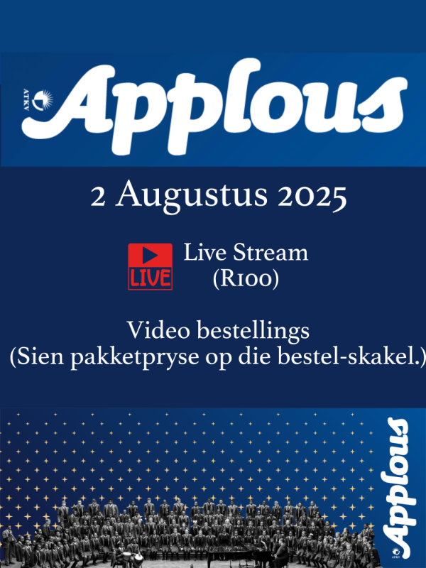 Die ATKV-Applous 2025 Saterdag 2 Augustus
